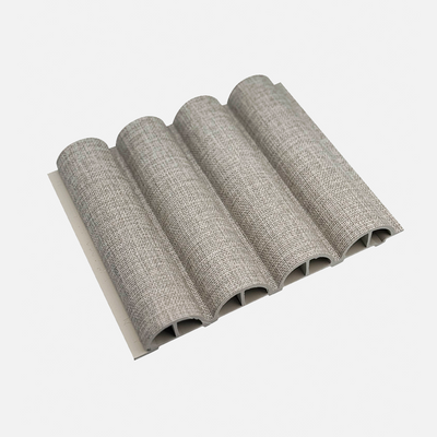 Caja Lambrín Interior Flauta Mediana Color Tejido Gris Claro