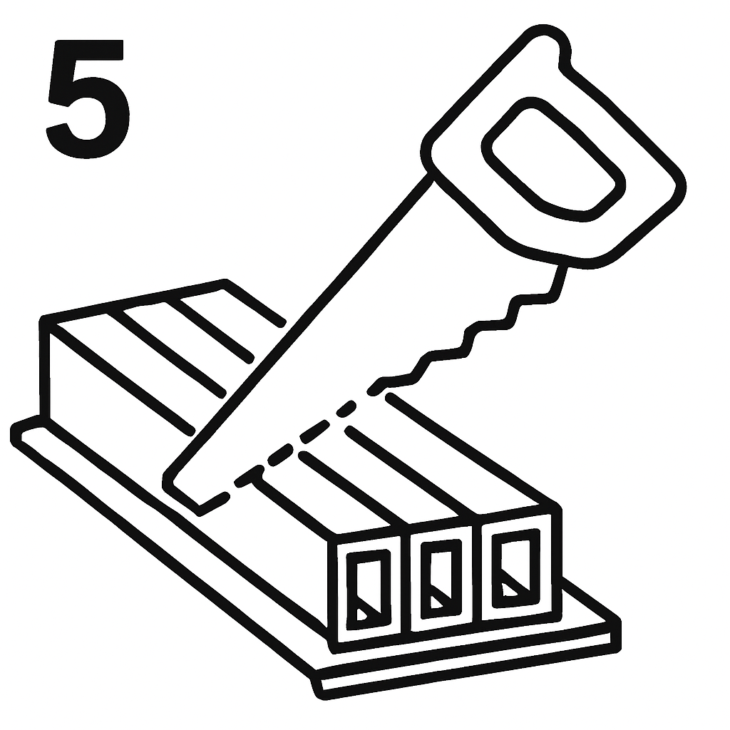 Corte de los paneles