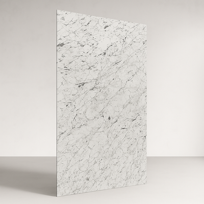 Lámina PVC tipo Mármol Color Calacata Blanco