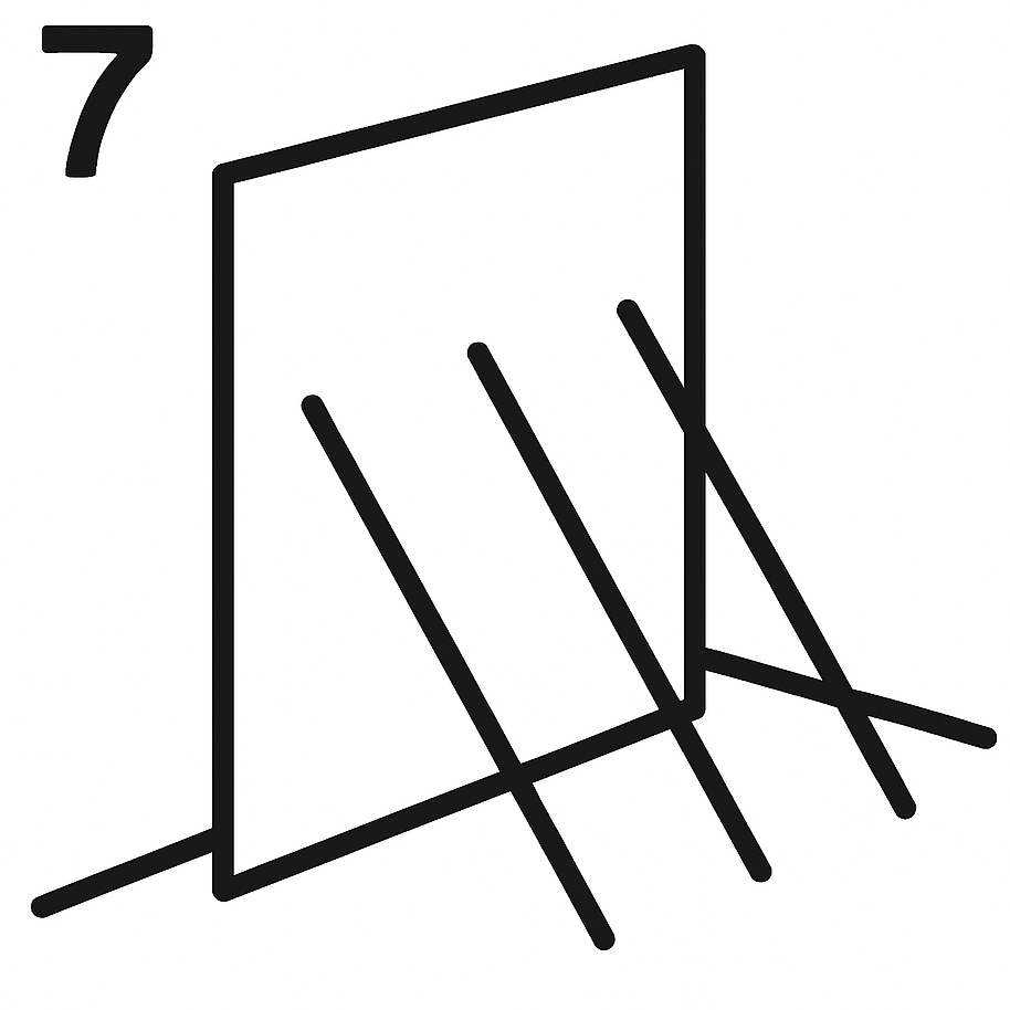 Apuntalado del panel