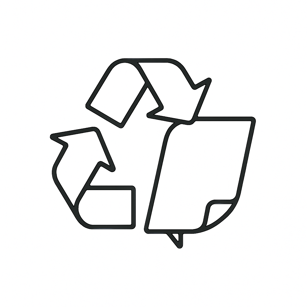 Hechas con Cartón Reciclado