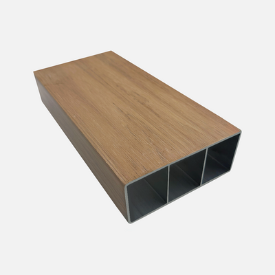 Viga Exterior de Aluminio 100x50 color Maple