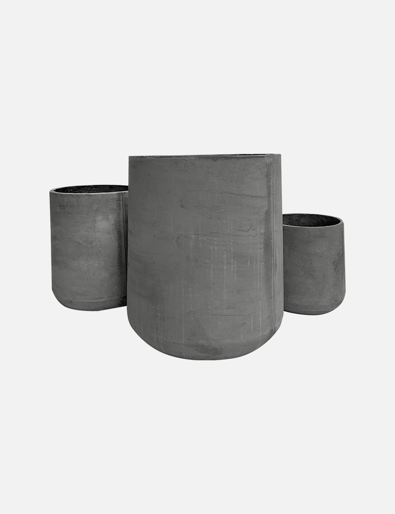 Maceta HOSHI B - Fibra de Concreto 28×35×30cm