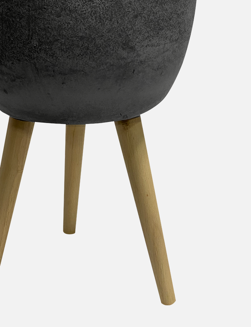 Maceta JIRO A - Fibra de Concreto 30×24×22cm