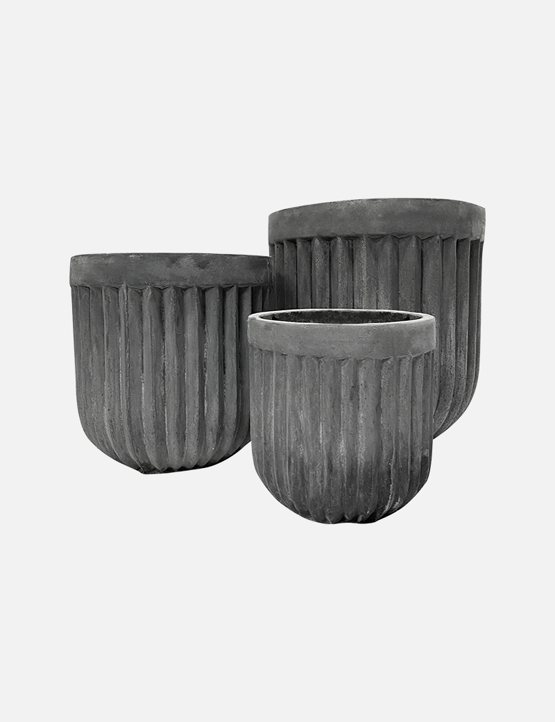 Maceta KAI B - Fibra de Concreto 30×31×20cm