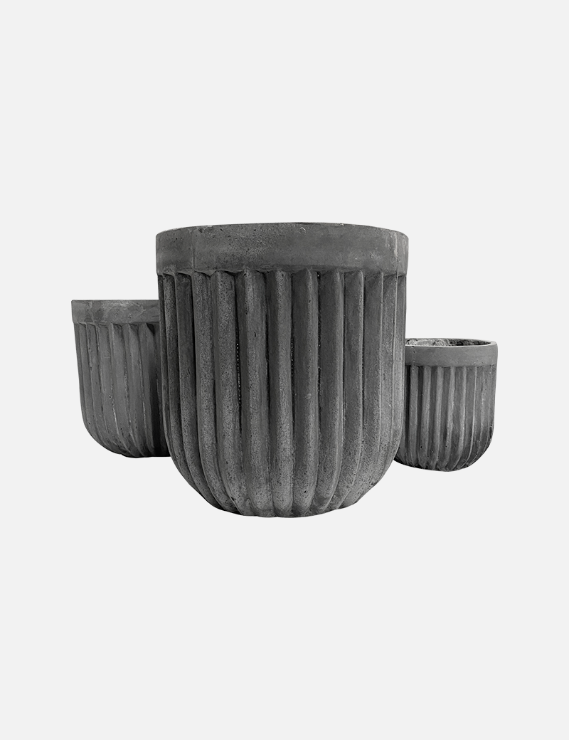 Maceta KAI B - Fibra de Concreto 30×31×20cm