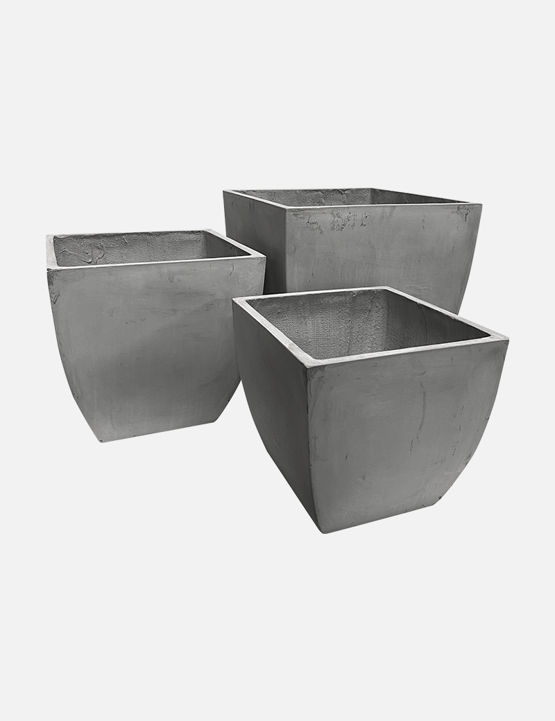 Maceta KANO C - Fibra de Concreto 42×38×26cm