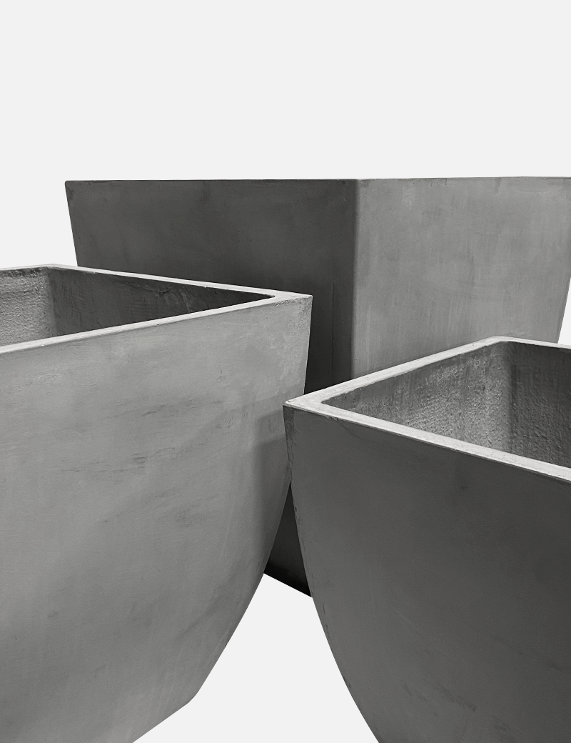 Maceta KANO C - Fibra de Concreto 42×38×26cm