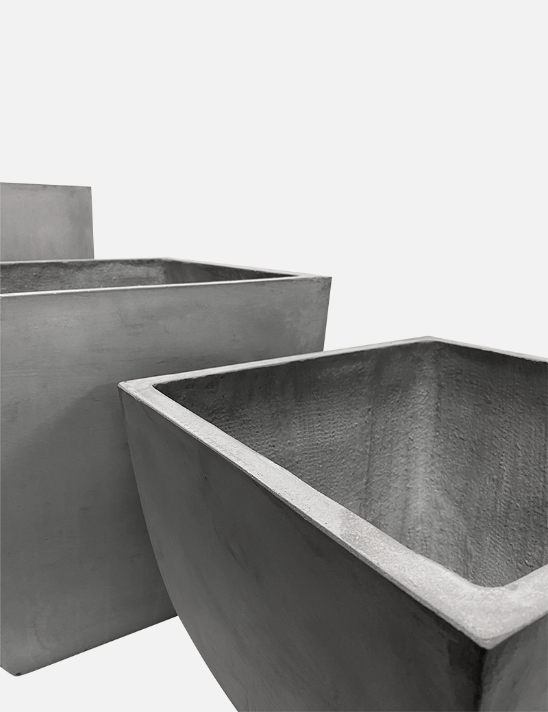 Maceta KANO C - Fibra de Concreto 42×38×26cm