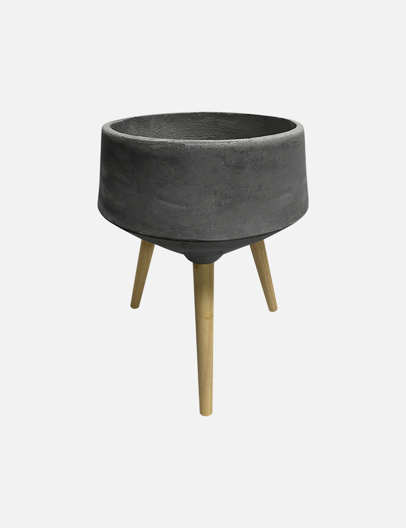 Maceta KENTA A - Fibra de Concreto 32×21×17cm