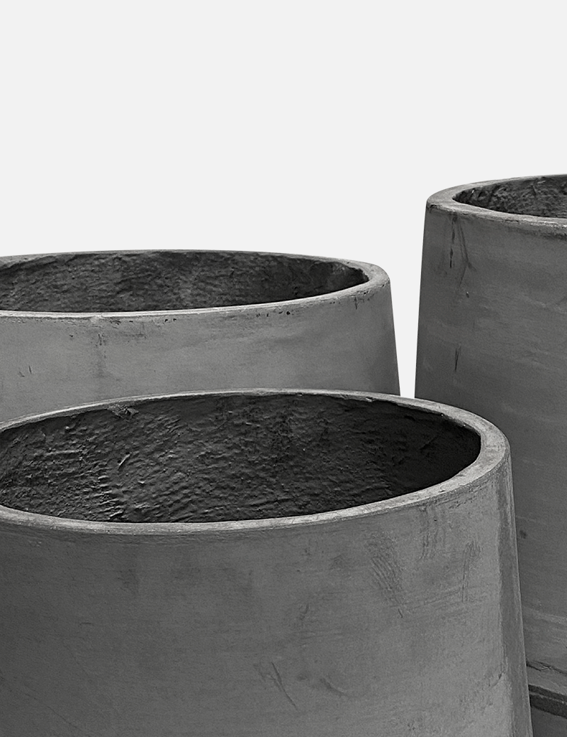 Maceta NIKO B - Fibra de Concreto 31×27×34cm