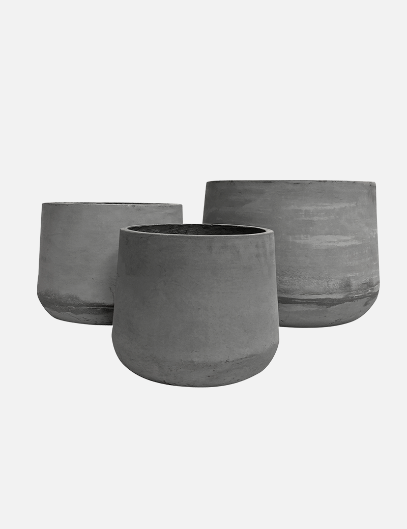 Maceta NIKO B - Fibra de Concreto 31×27×34cm