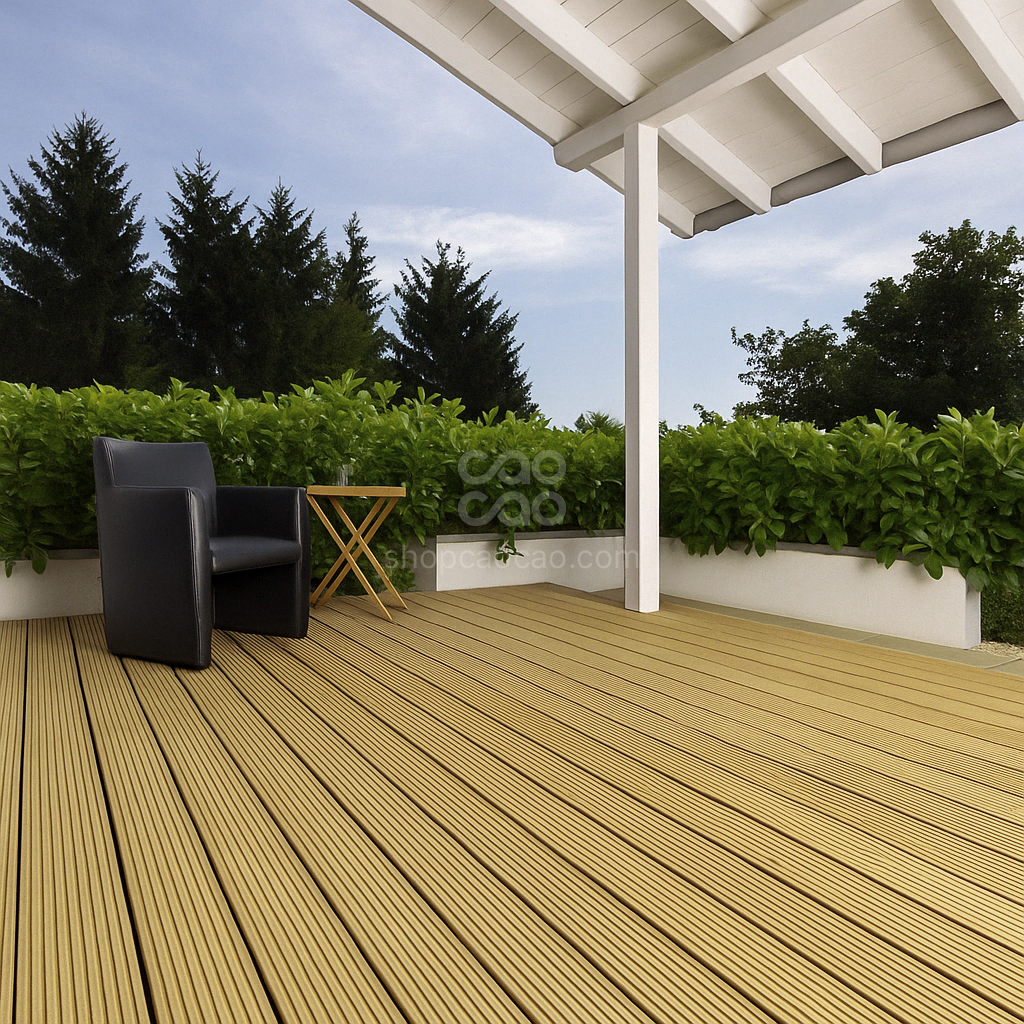 DECK EKU-D01 WPC EXTERIOR COLOR NOGAL CLARO 140*24*2900mm