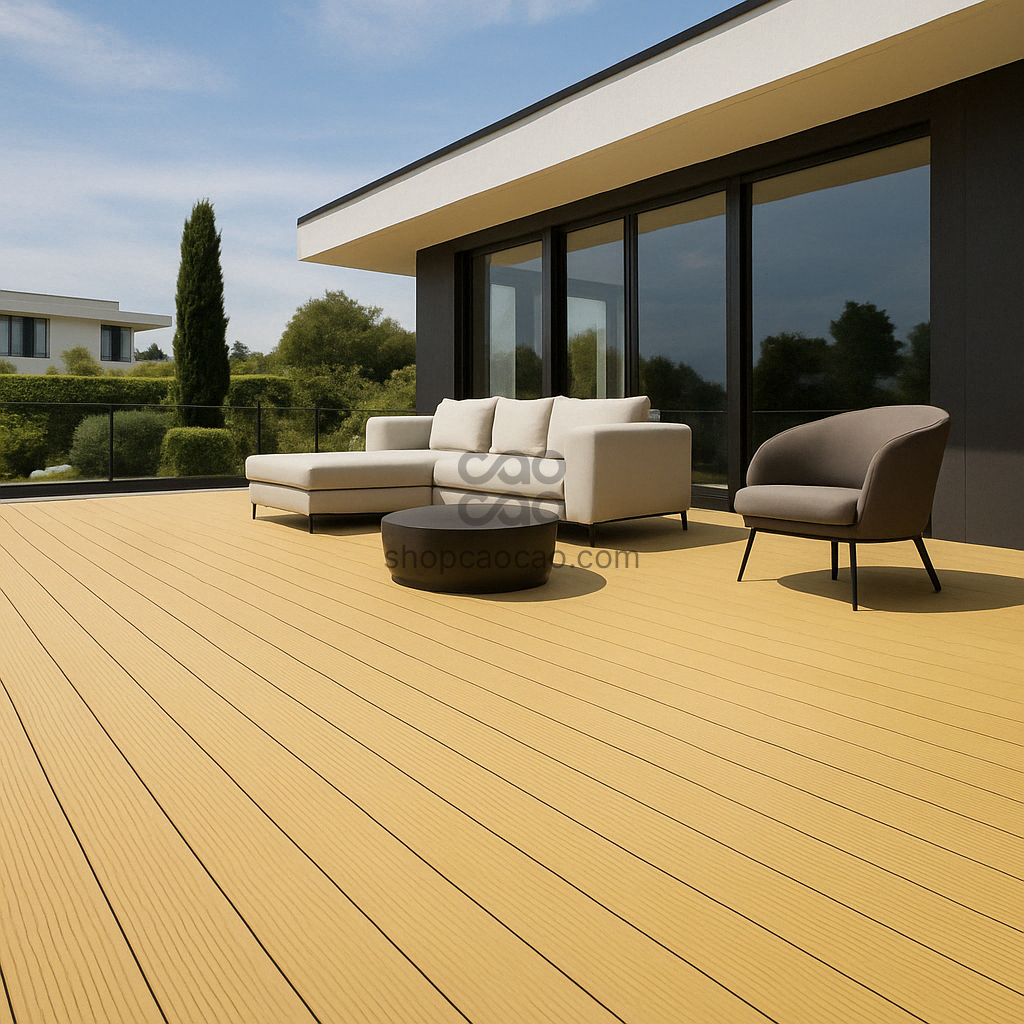 DECK EKU-D01 WPC EXTERIOR COLOR NOGAL CLARO 140*24*2900mm
