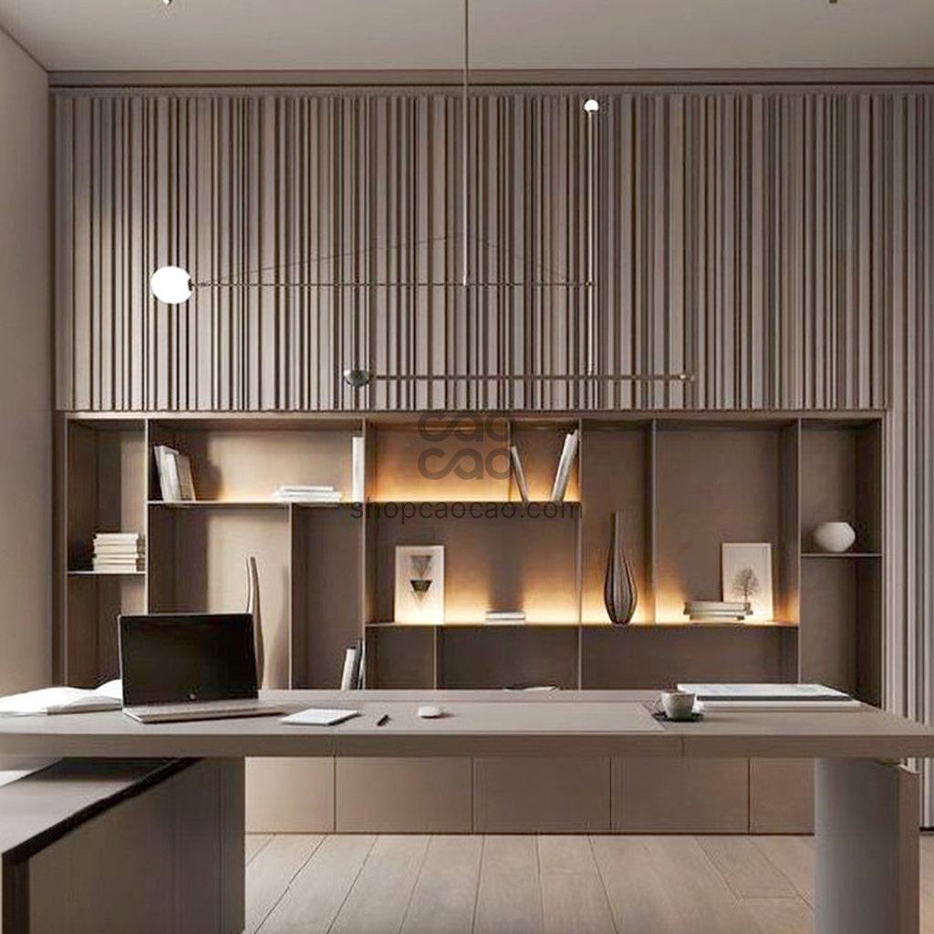 Caja WPC Lambrín interior Duplex Color Encino