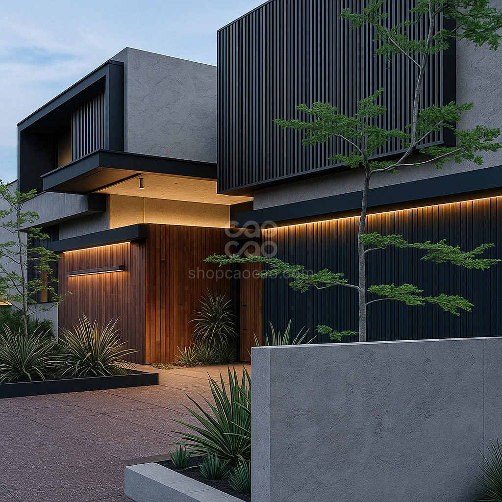 Lambrín Exterior Color Negro SIN-12