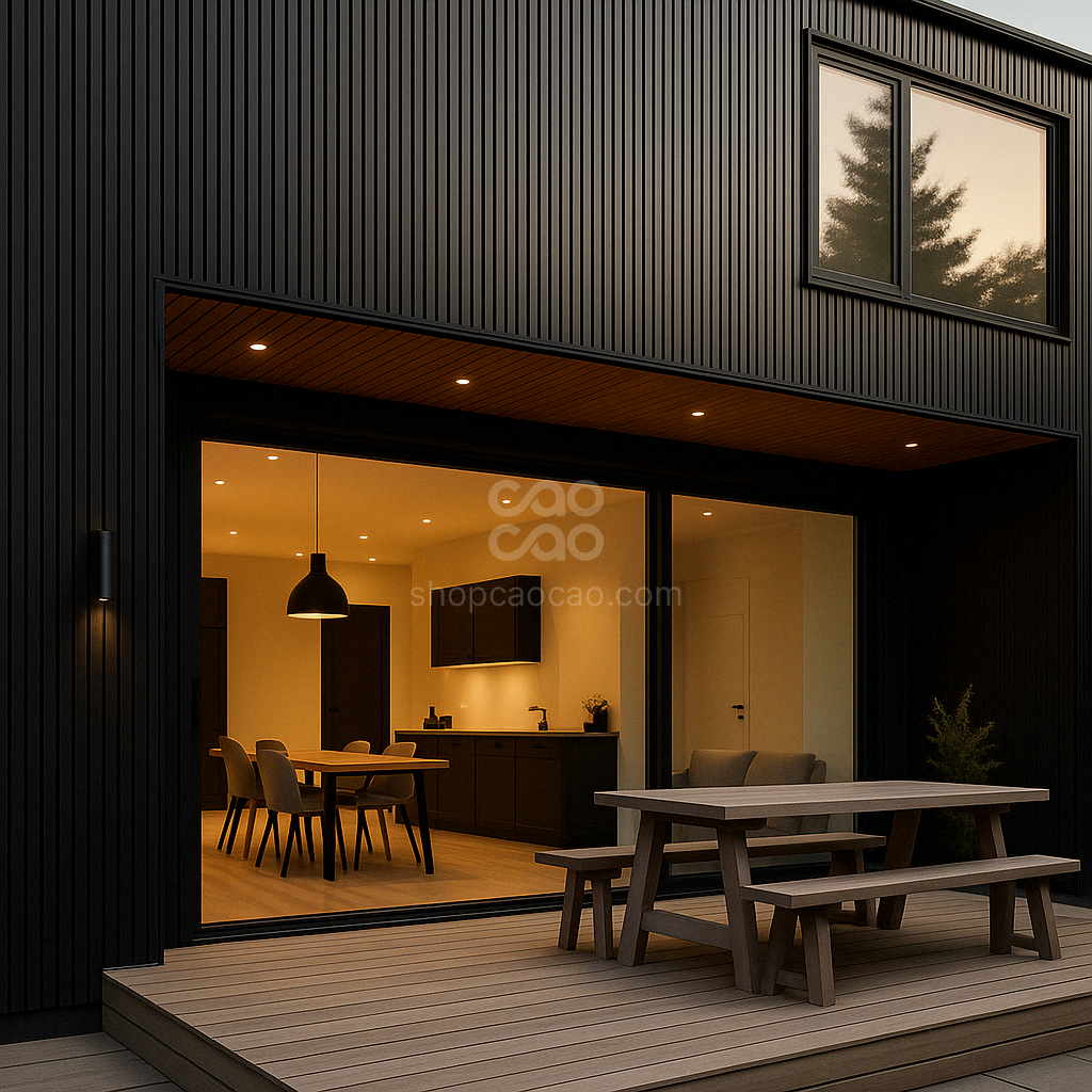 Lambrín Exterior Color Negro SIN-12