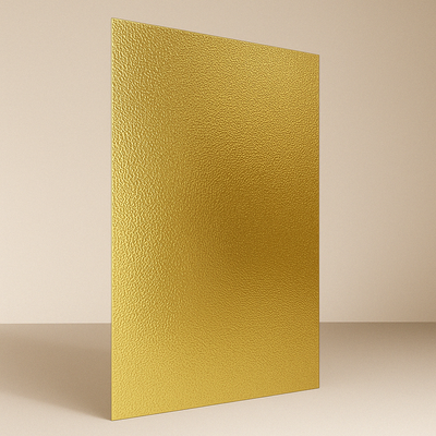 Lámina BCC Gota Color Dorado (8) 2.4*1.2m.