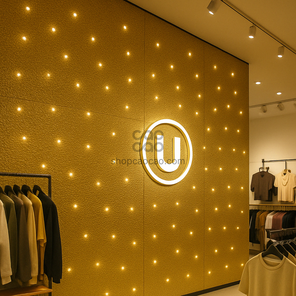 Lámina BCC Gota Color Dorado (8) 2.4*1.2m.