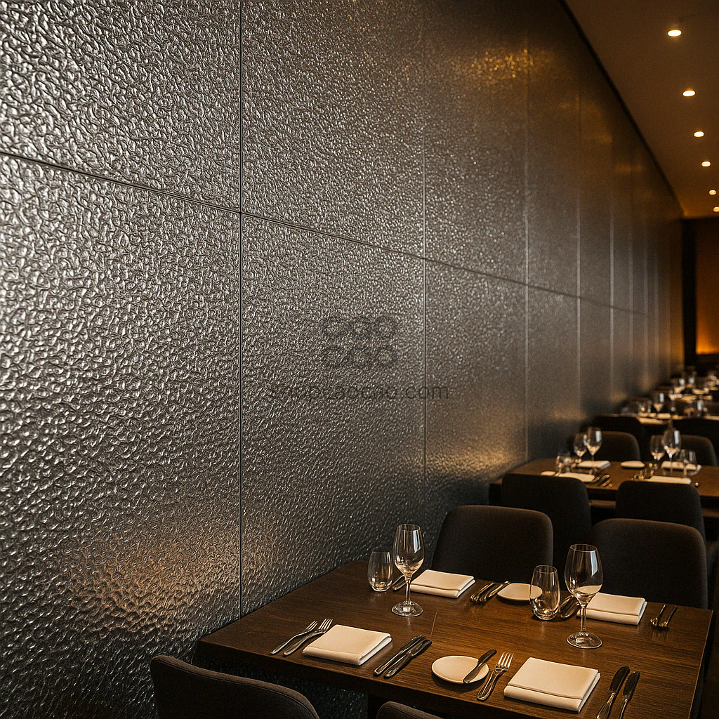 Lámina BCC Gota Color Plata (8) 2.4*1.2m.