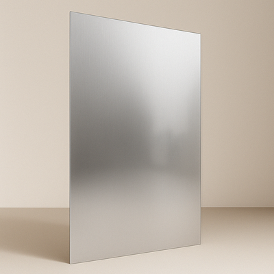 Lámina BCC Color Plata Espejo (8) 2.4*1.2 m.