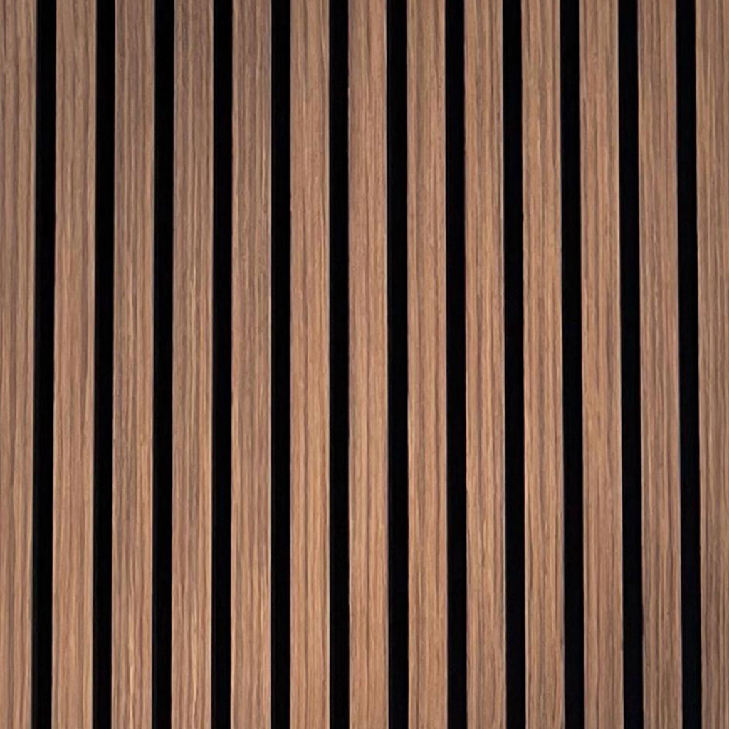 Panel Lambrín Acústico Parota