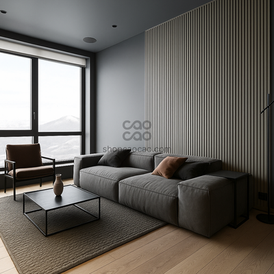 Lambrín Interior WPC Tradicional Color Cream