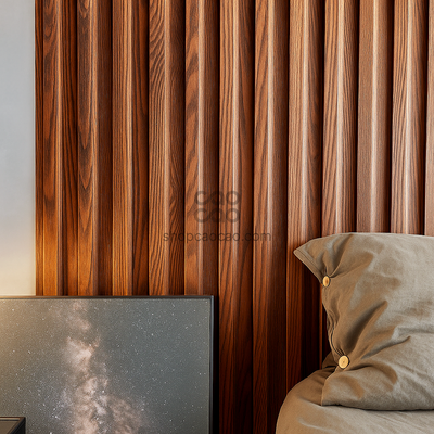 Lambrín Interior WPC Tradicional Color Parota