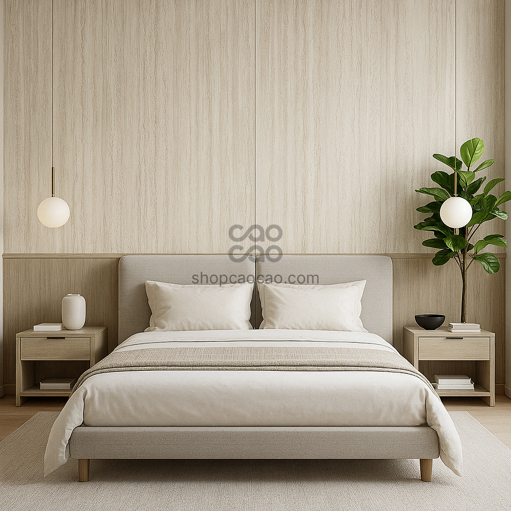 Lámina PVC tipo Mármol Travertino España 2.80*1.22m