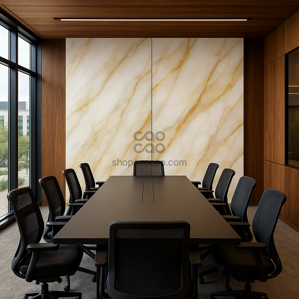 Lámina PVC tipo Mármol Oleo Glam