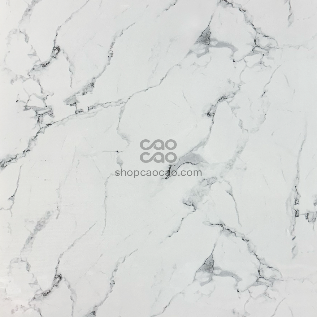 Lámina PVC tipo Mármol color Blanco Amalfi