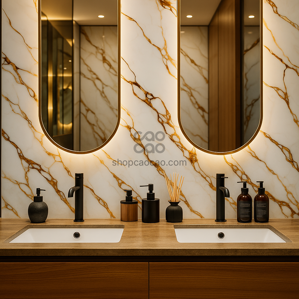 Lámina PVC tipo Mármol Oleo Dolce