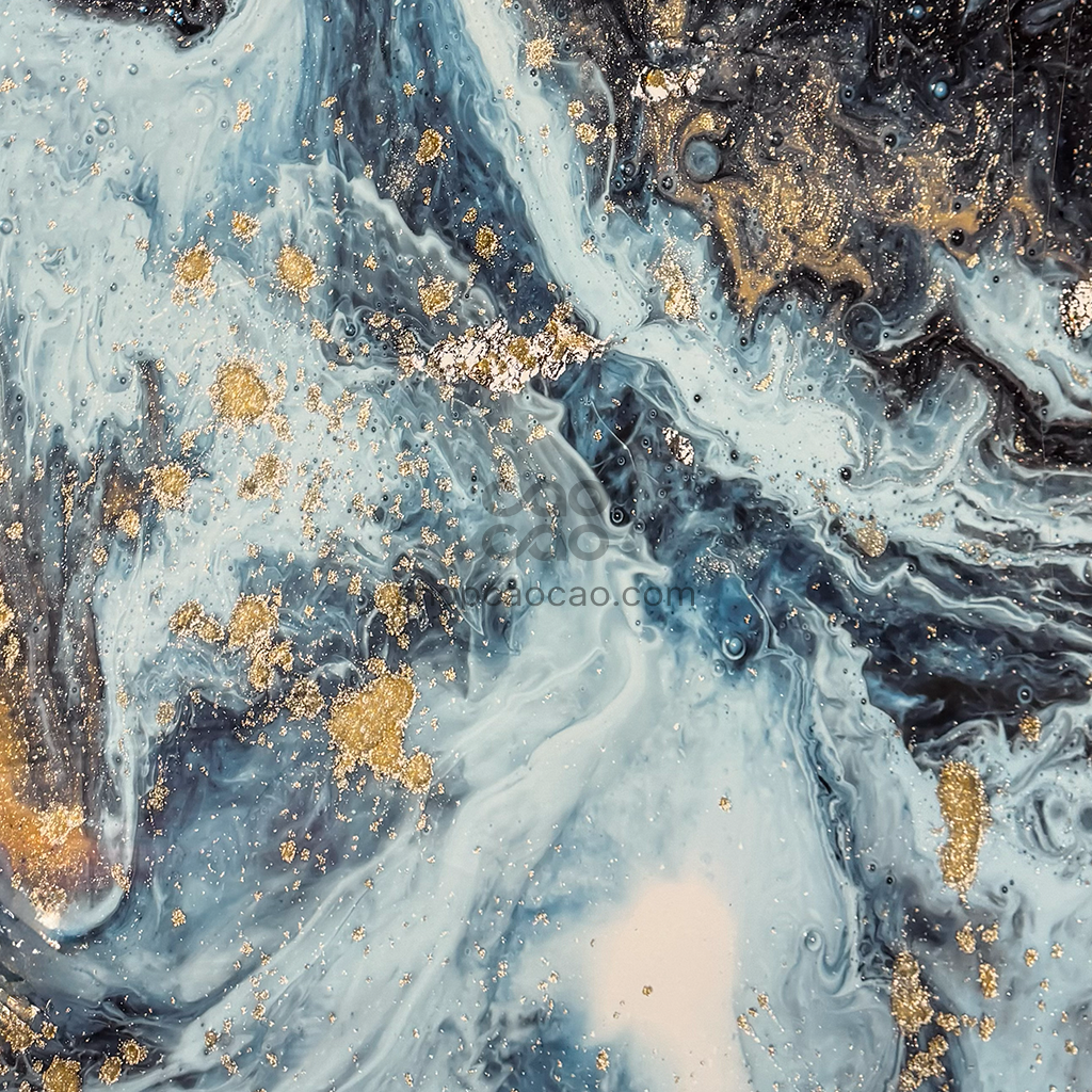 Lámina PVC tipo Mármol Oleo Océano