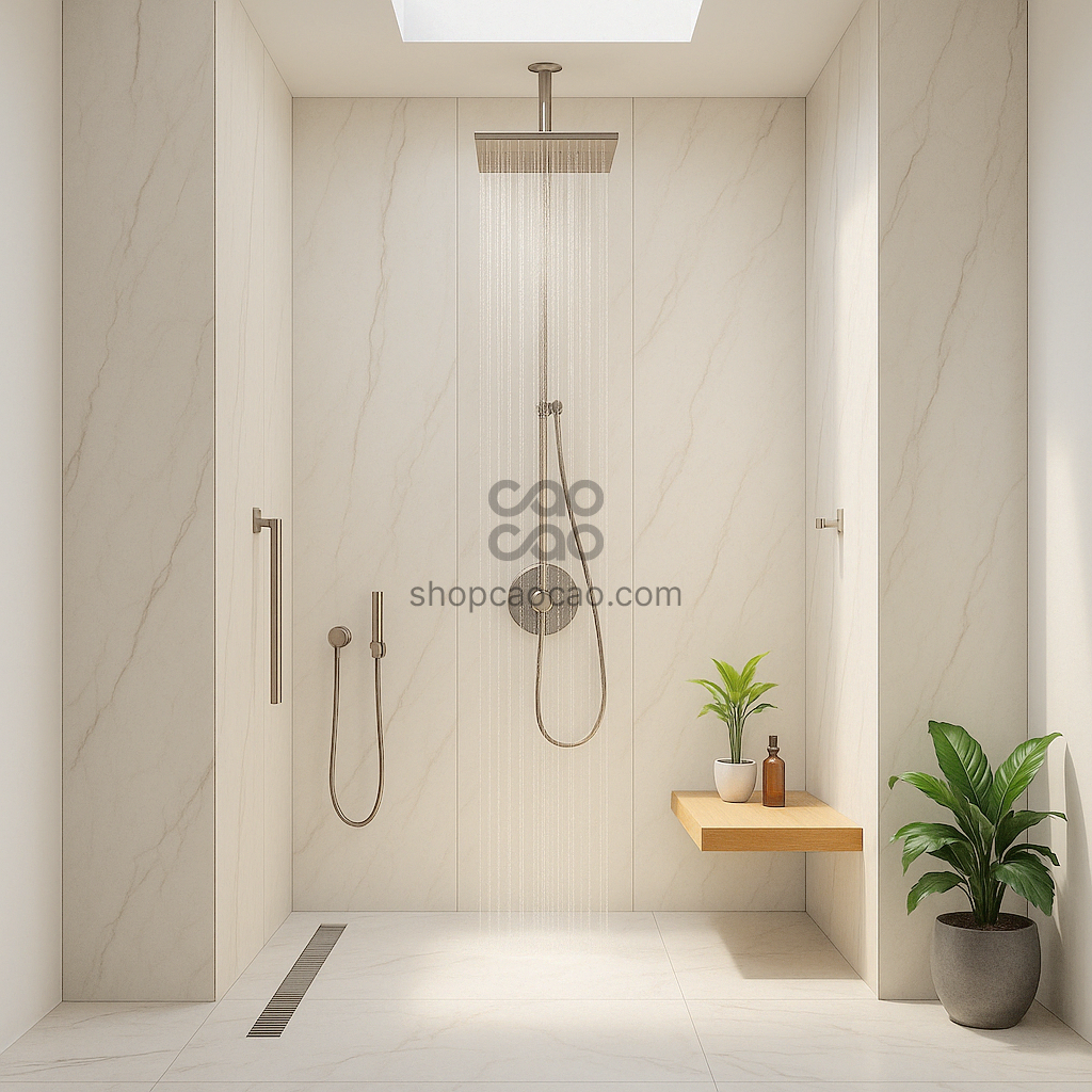 Muro SPC Blanco 244*60*0.45cm (Caja con 4 Piezas)