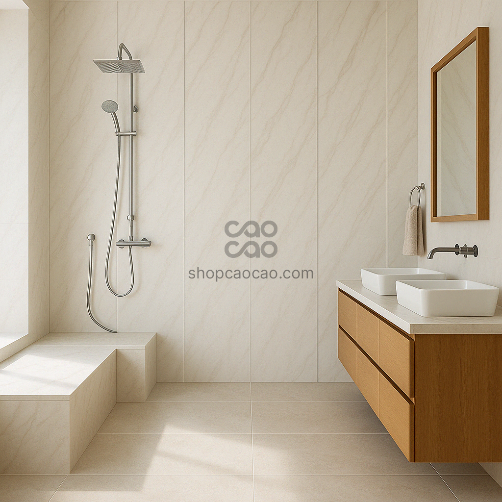 Muro SPC Blanco 244*60*0.45cm (Caja con 4 Piezas)