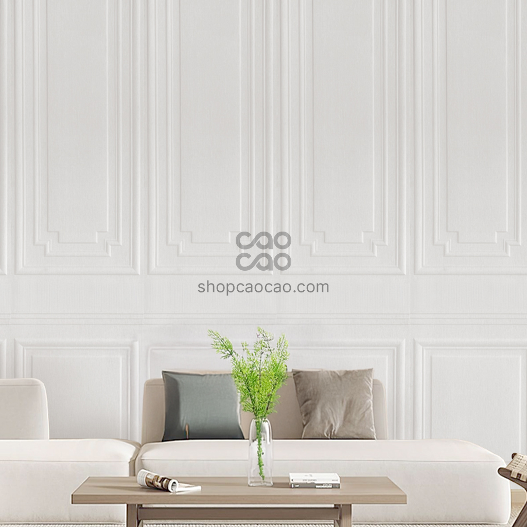 Muro Acolchado Francesa Gamuza Blanca 7*600*2700 mm