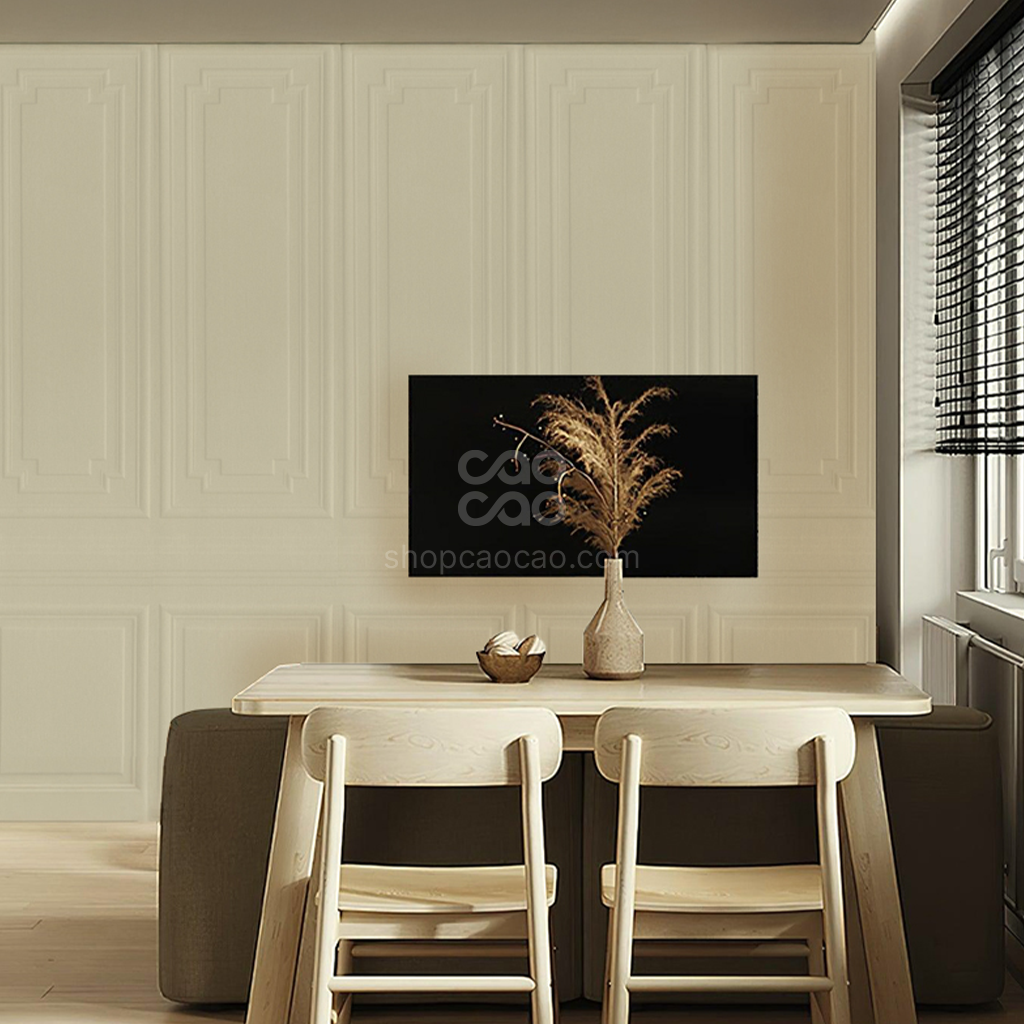 Muro Acolchado Francesa Gamuza Crema 7*600*2700 mm
