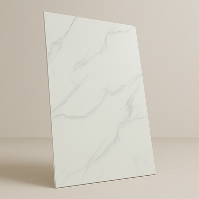 Piso SPC Gran Formato Blanco Mármol 120*60*0.6cm (Caja con 4 Piezas)