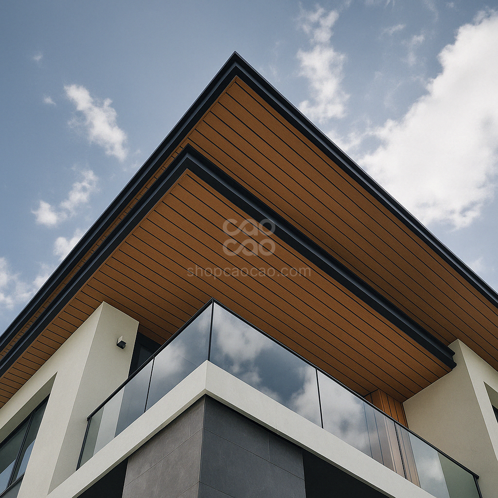 Plafon WPC Exterior Color Nogal