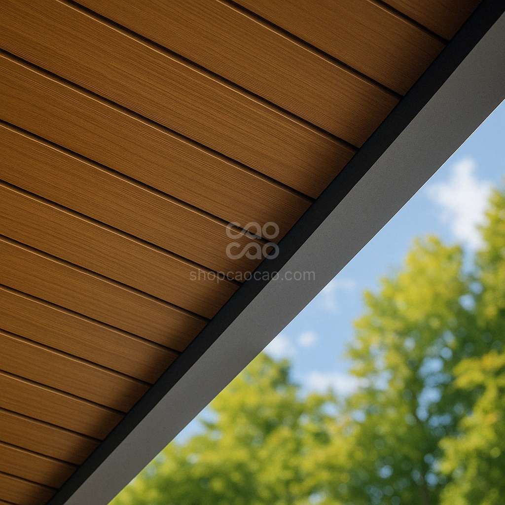 Plafón M WPC Exterior Color Teca