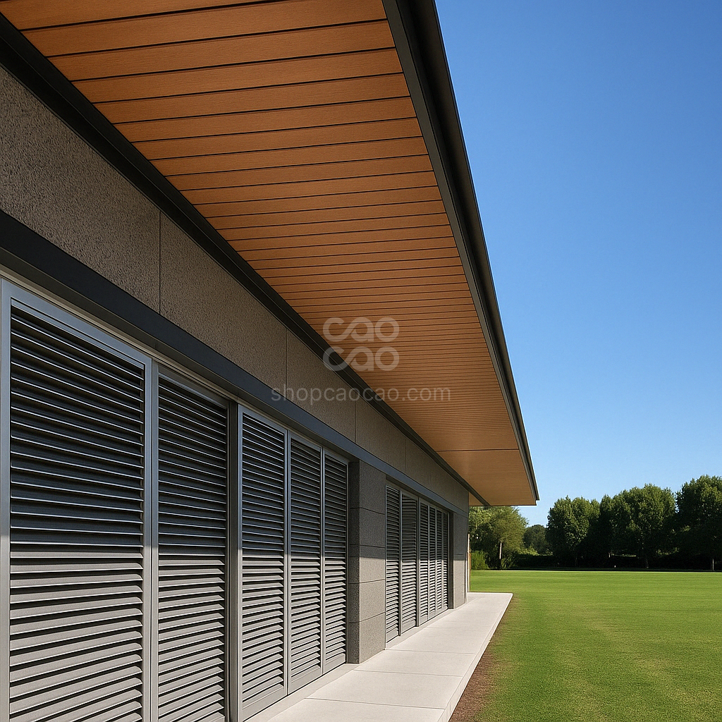 Plafón M WPC Exterior Color Teca