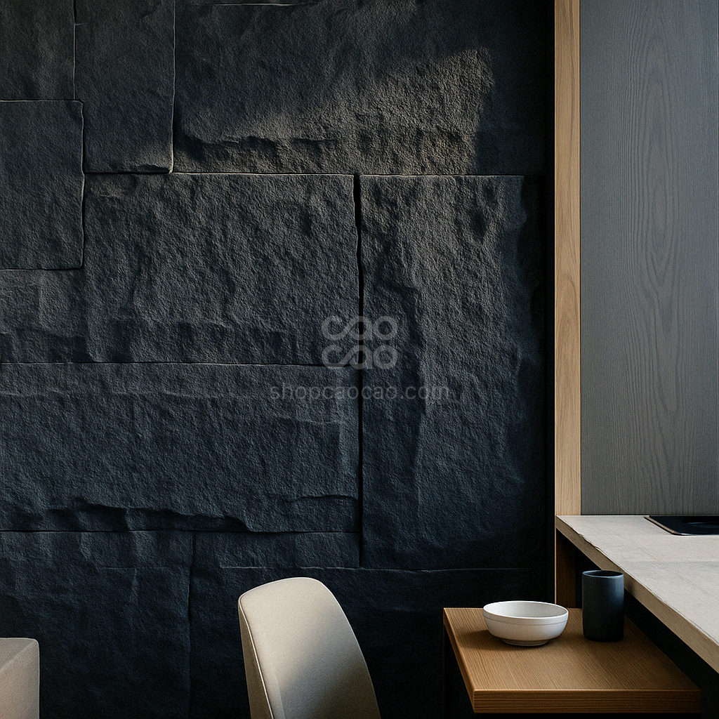 Roca PU TURK FLAT Color Negro 60x120