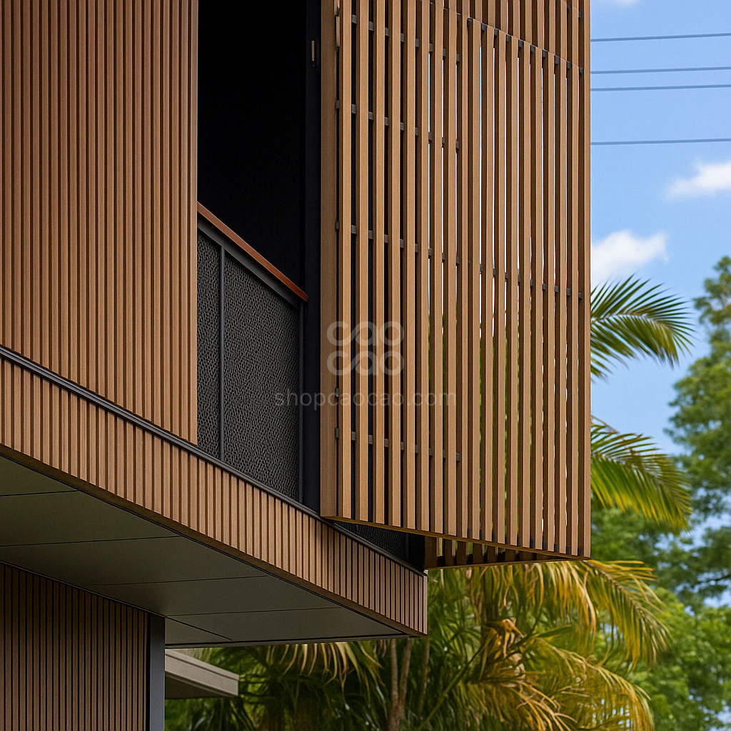Viga EKU WPC Exterior Nogal Claro 160*80 mm