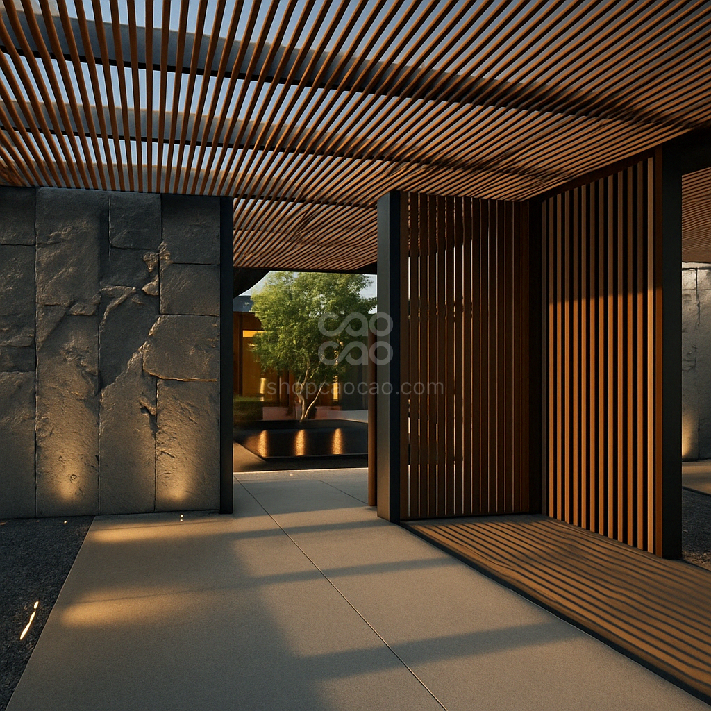 Viga Exterior 120x62 Color Nogal