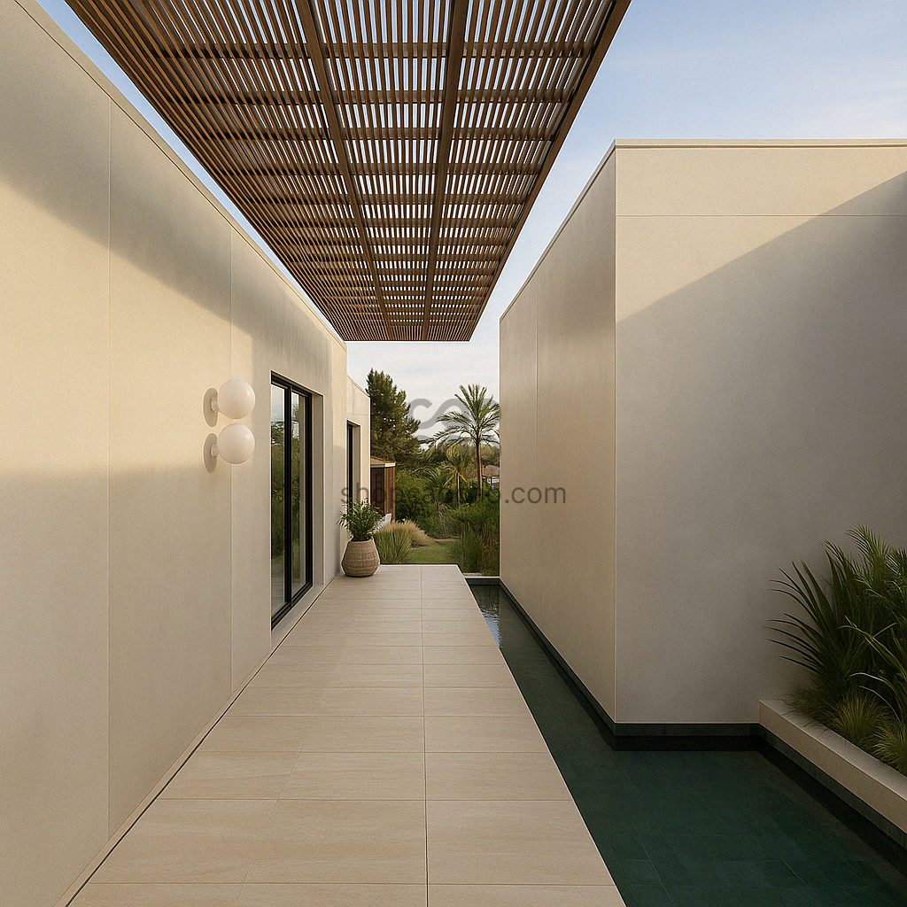 Viga Exterior 60x42 Color Teca