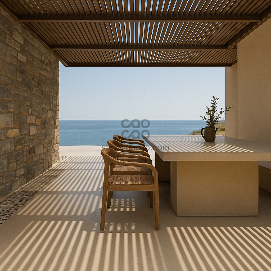 Viga Exterior 60x42 Color Teca