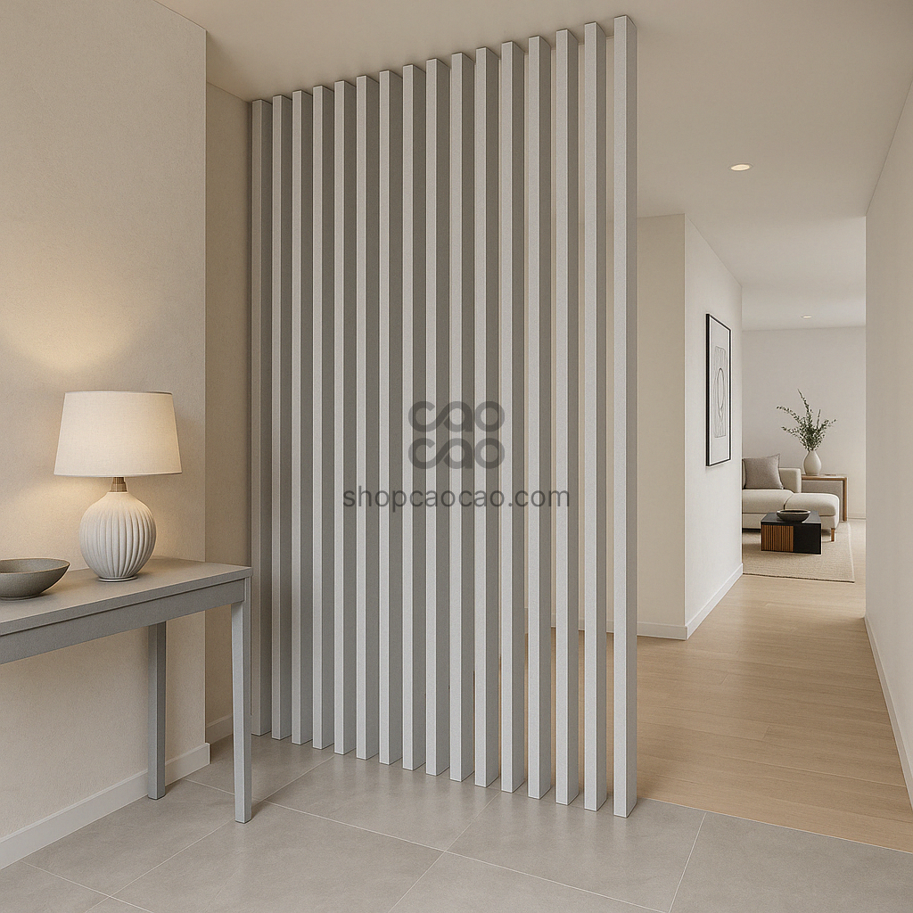 Viga Interior WPC 50x100x2900 mm Color Gris Claro