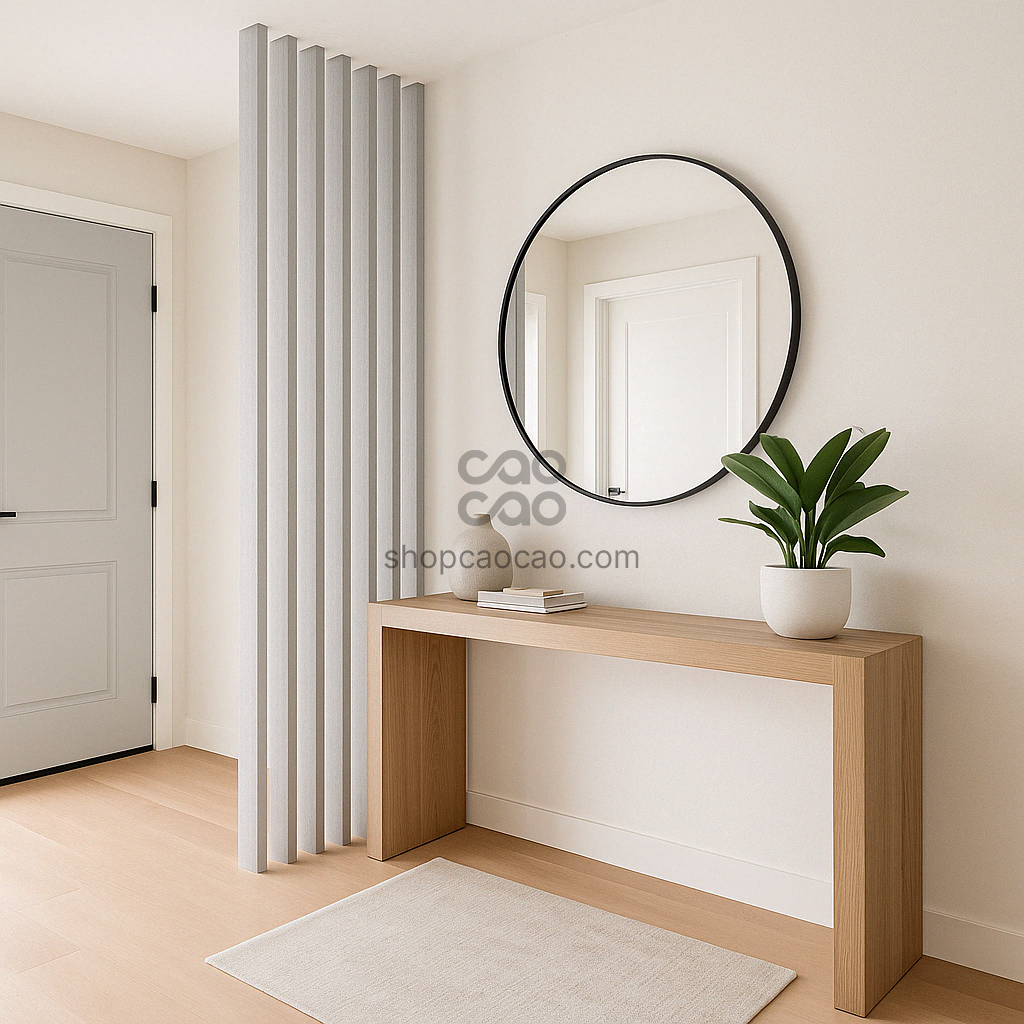 Viga Interior WPC 50x100x2900 mm Color Gris Claro