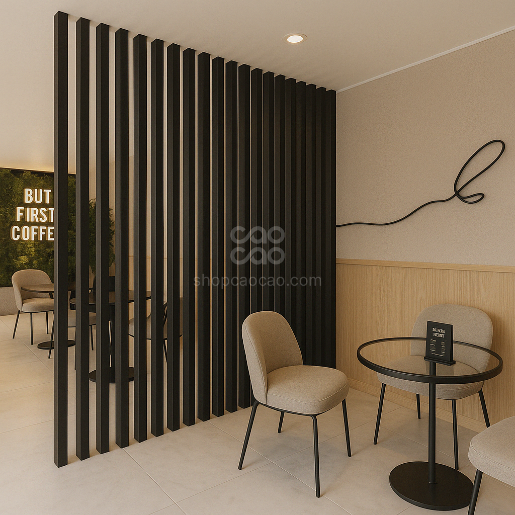 Viga Interior WPC 50x100x2900mm Color Negro Texturizado