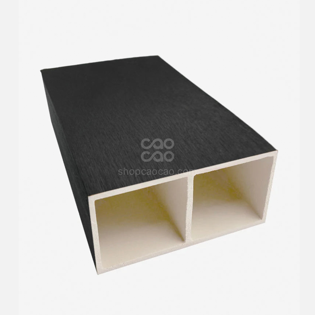Viga Interior WPC 50x100x2900mm Color Negro Texturizado